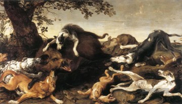 klassisch Werke - Wildschwein Jagd